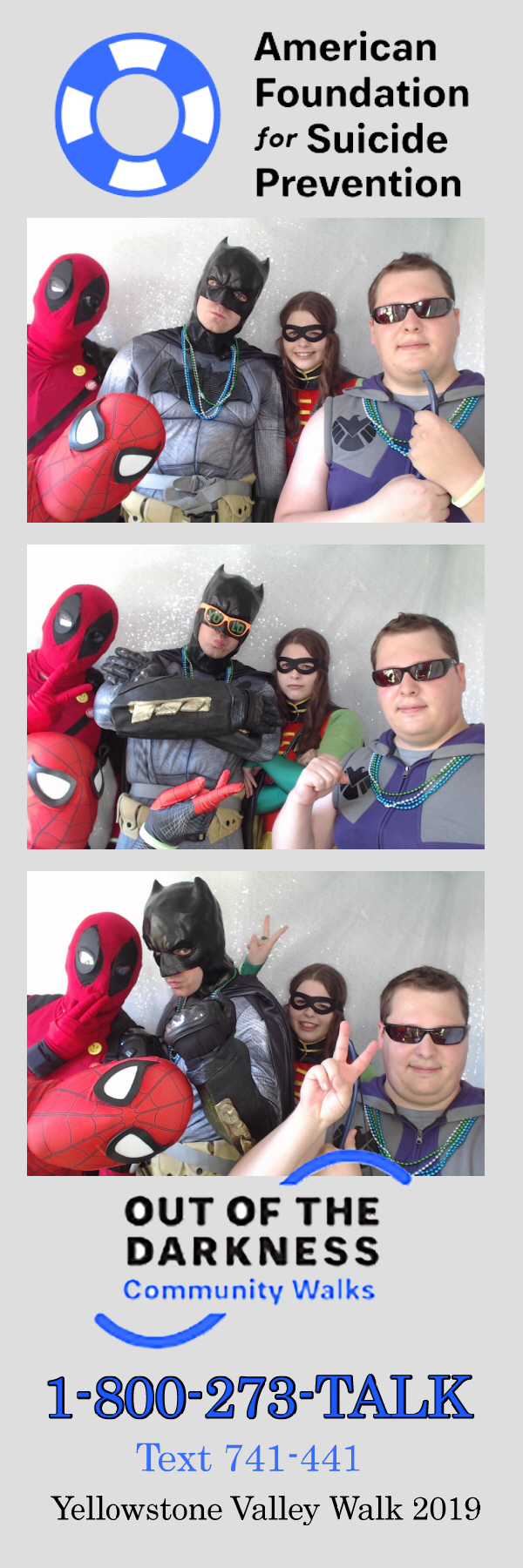 Out of the Darkness Walk 2019 | View more photos from the event at gallery.photoboothbillings.com/u/PhotoBoothBillings/Out-of-the-Darkness-Walk-2019